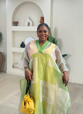 Siona Lemon Green Bubu (No Slip Included)