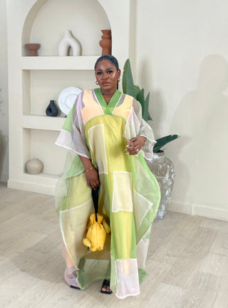 Siona Lemon Green Bubu (No Slip Included)