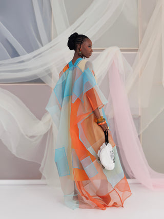 Nuella Orange Bubu (No Slip Included)